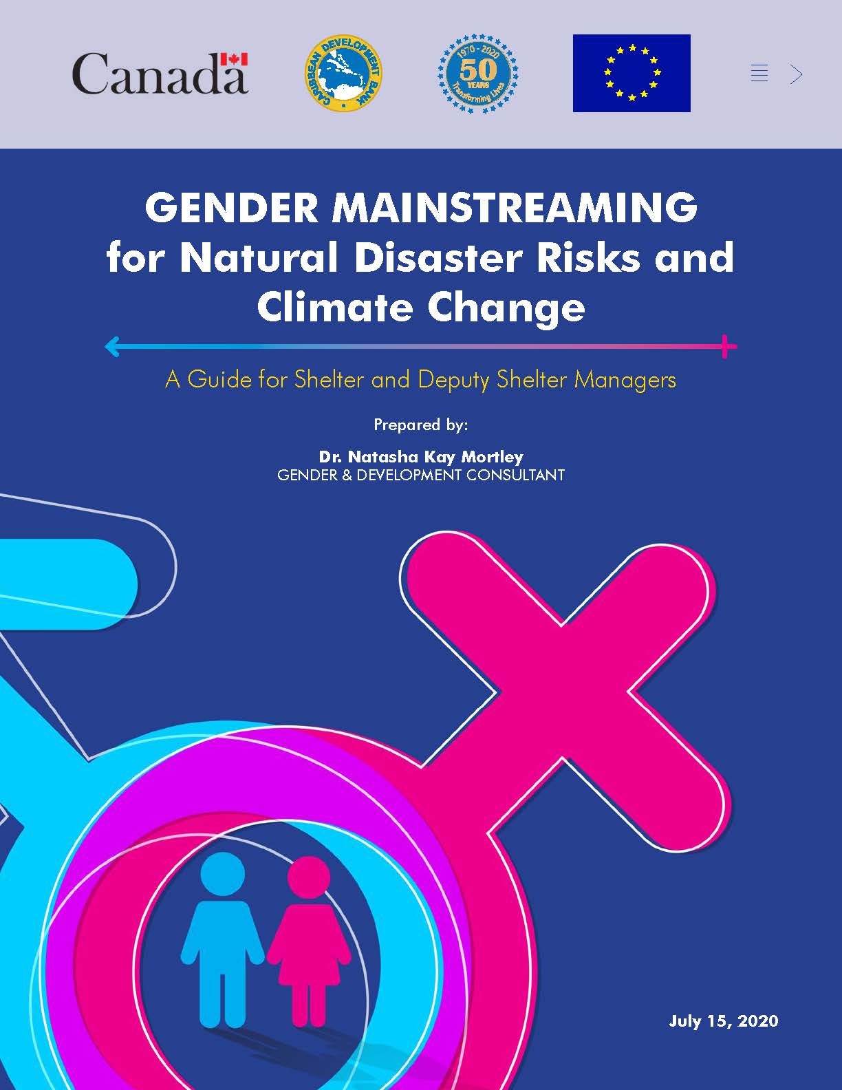 Gender Mainstreaming for Natural Disaster Risks and Climate Change